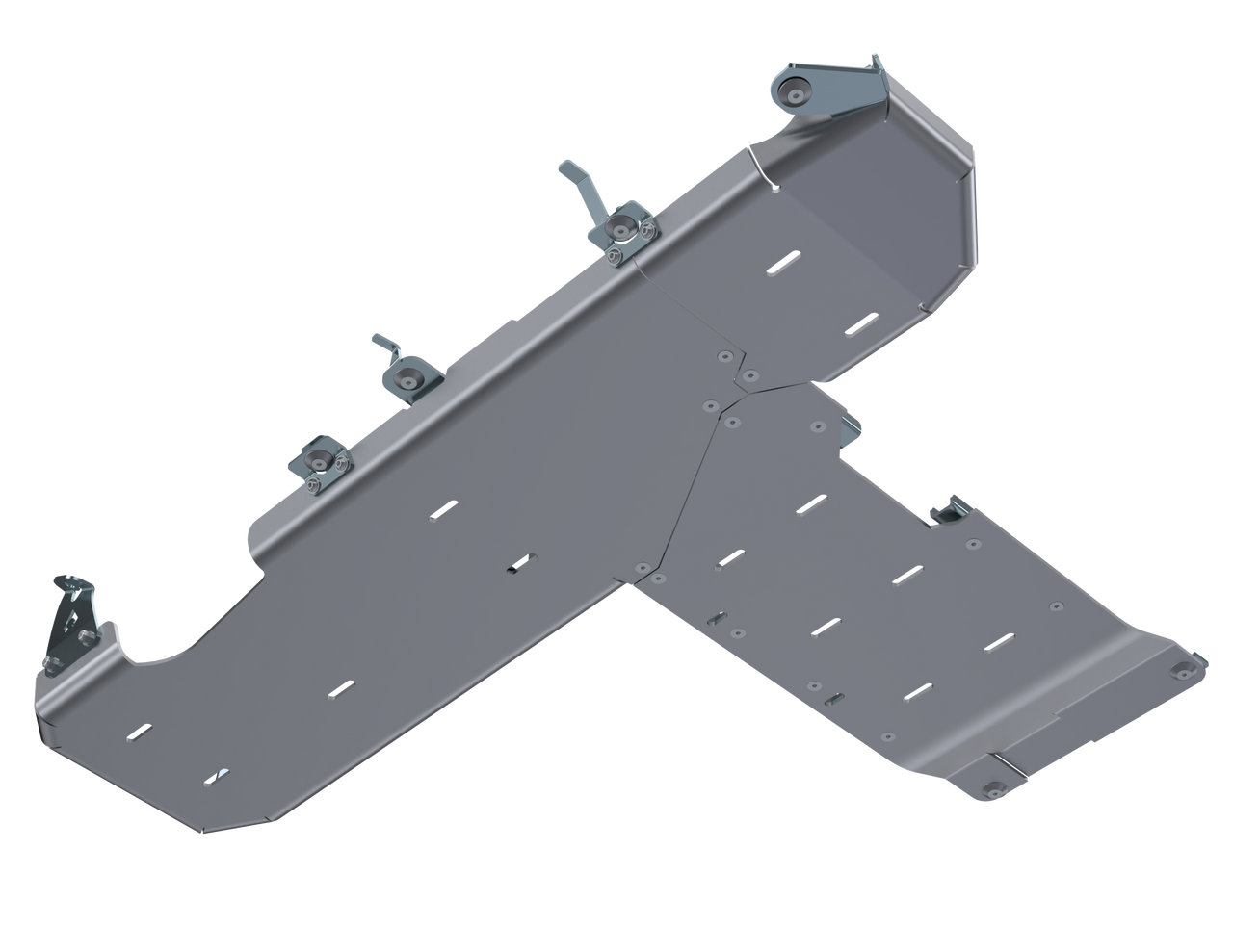 Transfer Case and Fuel Tank Skid Plates, Aluminum | (18-25) Wrangler JL, 3.6L/2.0L, 2 Door | JL4196