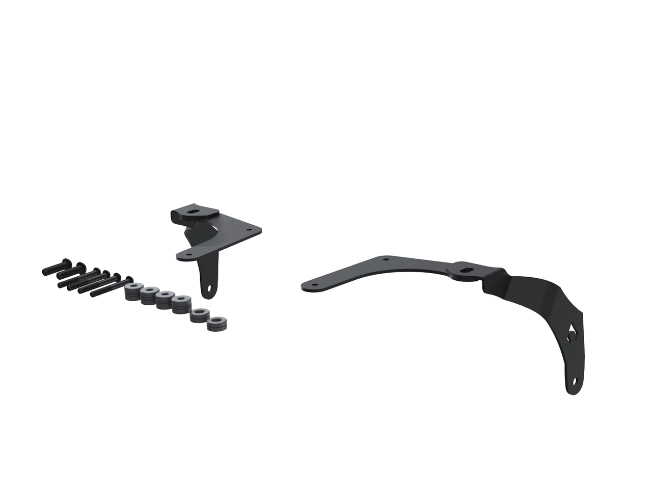 A-Pillar Single Light Surface Mounting Bracket | (18-25) Wrangler JL, (20-25) Gladiator JT, Excludes 392/Mojave | JL5606