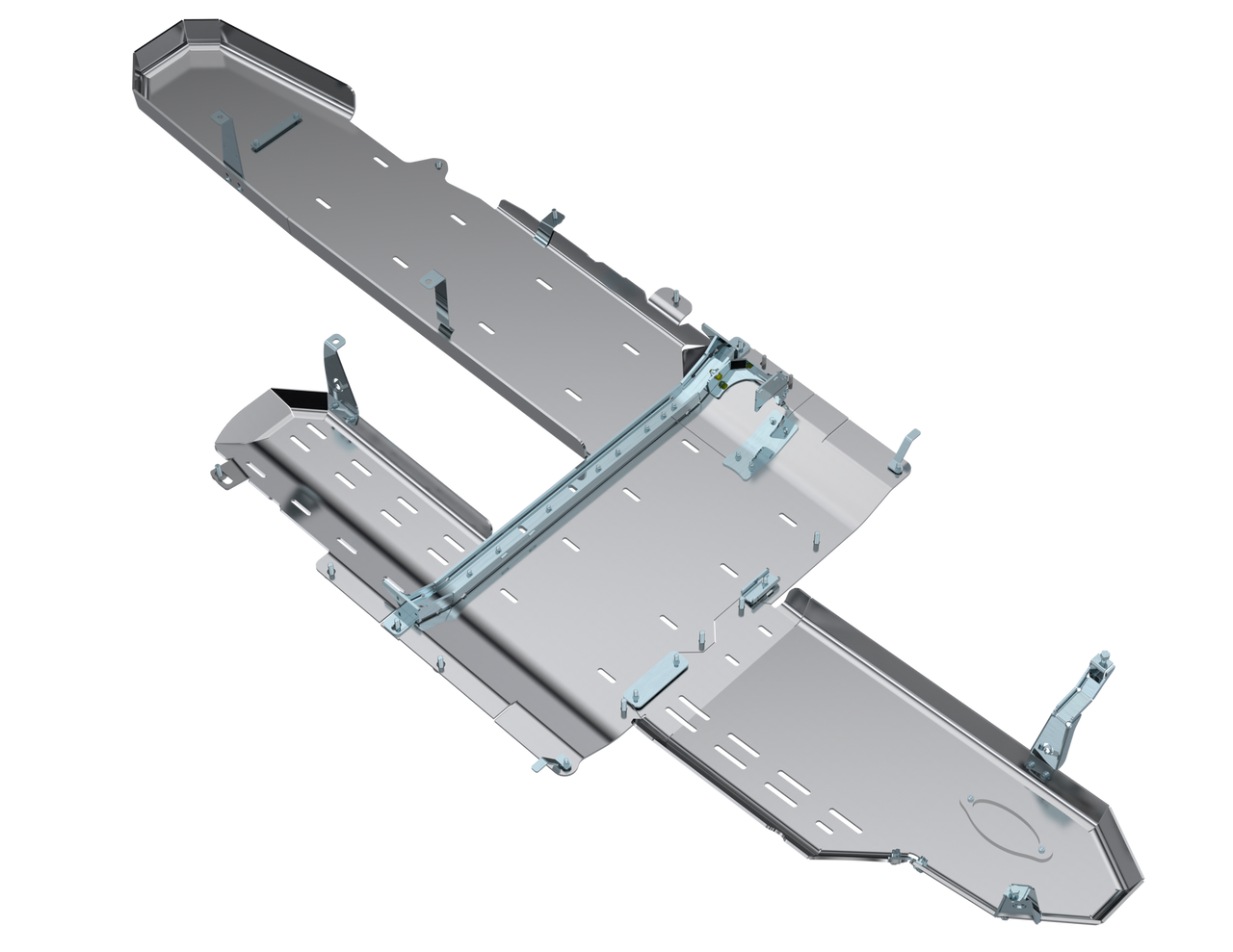 Full Bellypan Skid Plate With Oil Door, Aluminum | (20-25) Gladiator JT, 3.0L Diesel | JT4135