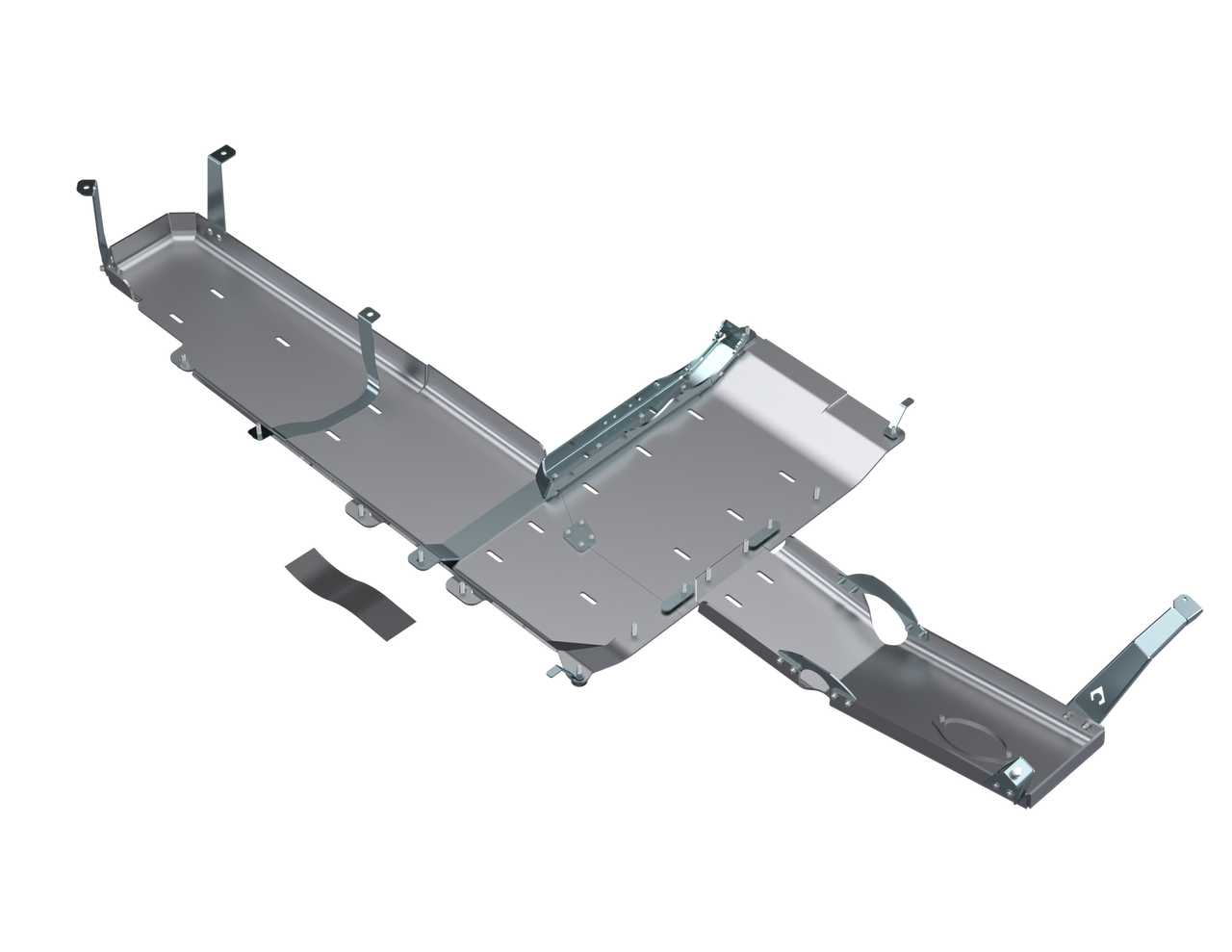 Full Bellypan Skid Plates With Oil Door, Aluminum | (20-25) Gladiator JT, 3.6L | JT4155