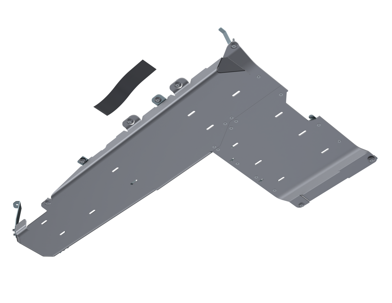 Transfer Case/Fuel Tank Skid Plates, Aluminum | (20-25) Gladiator JT, 3.6L | JT4159