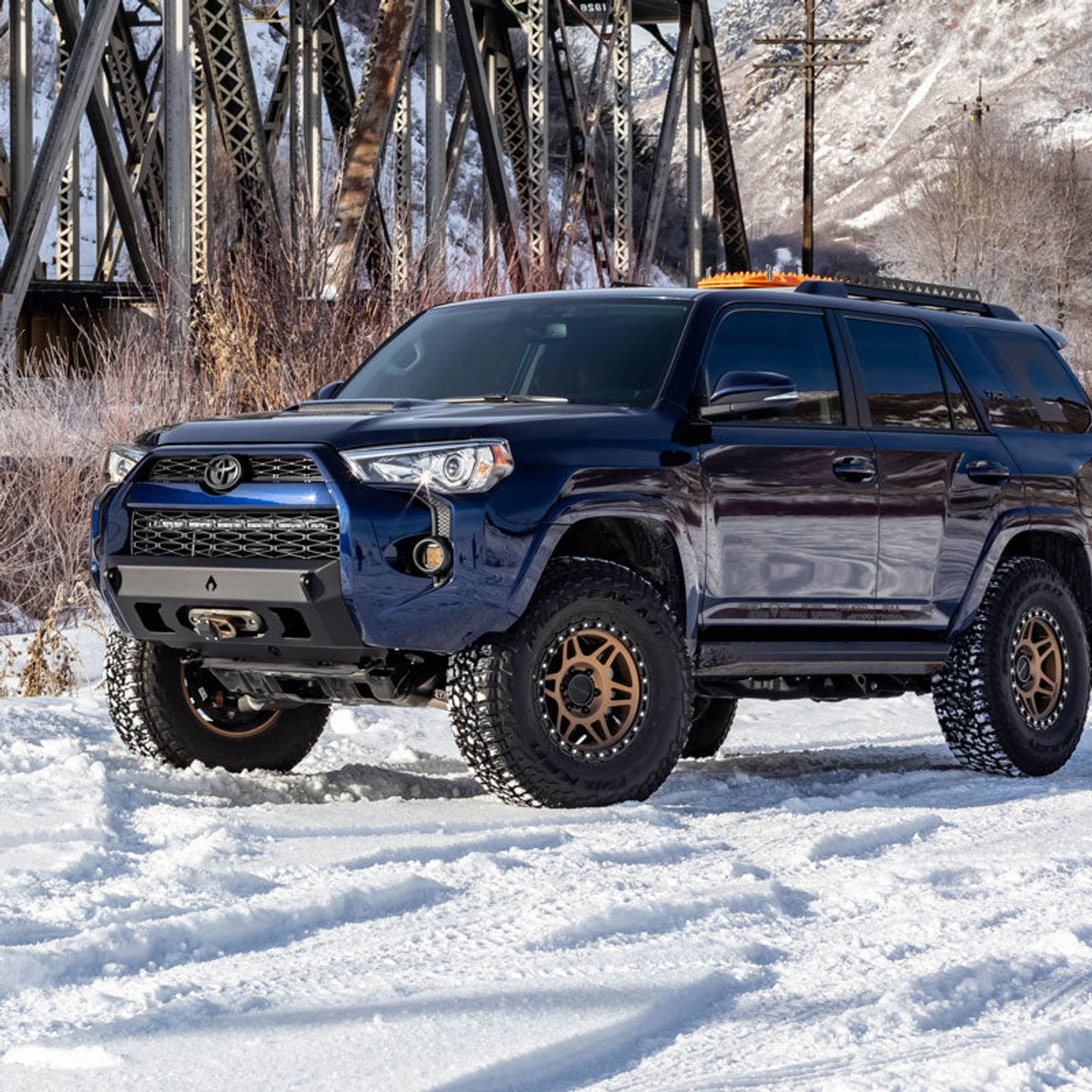 Venture Half Bumper, Front, Winch Ready, Bare, Steel | (10-24) 4Runner | TY7002