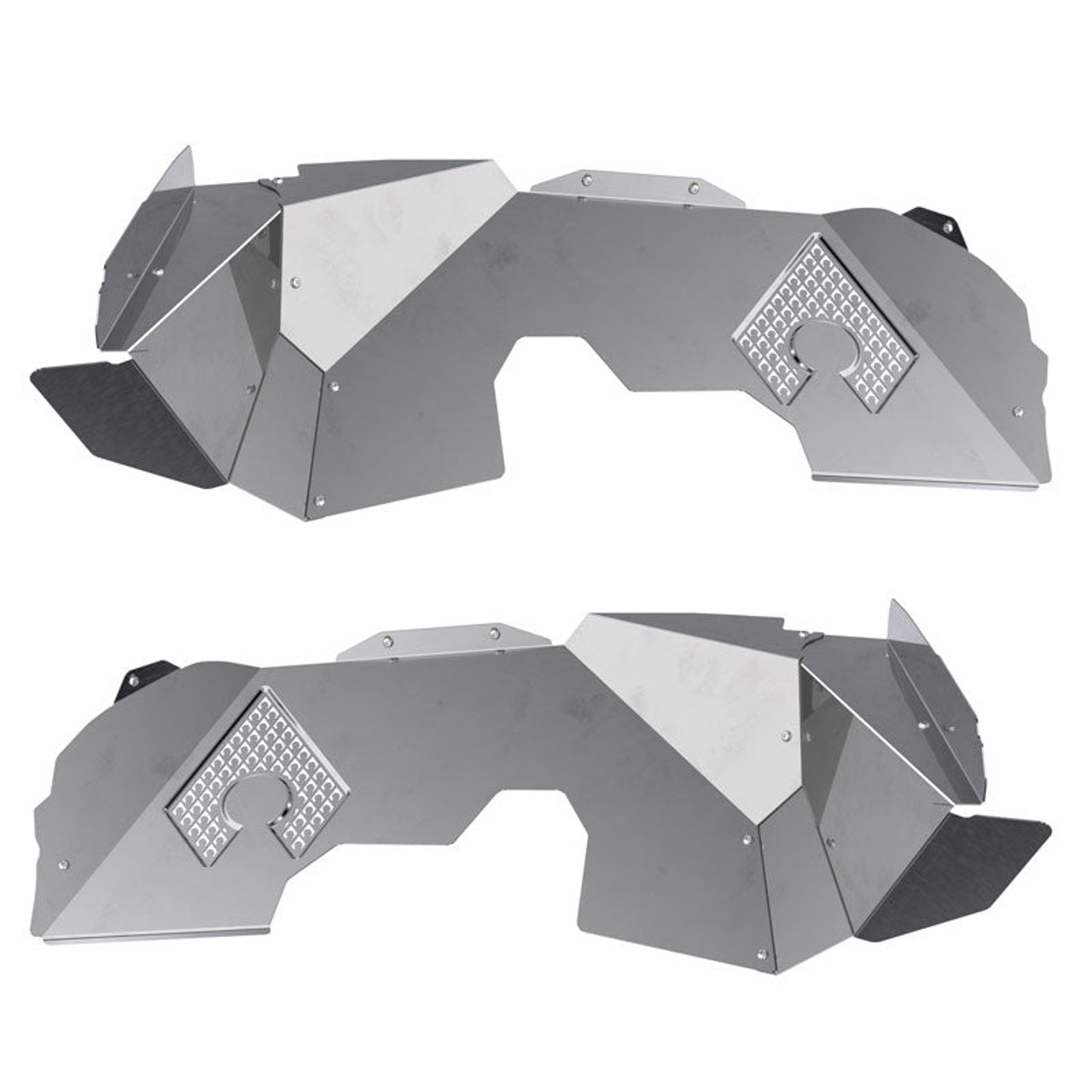 Inner Fender Liners, Front, Vented, Aluminum | (18-25) Wrangler JL, (20-25) Gladiator JT | JL5113