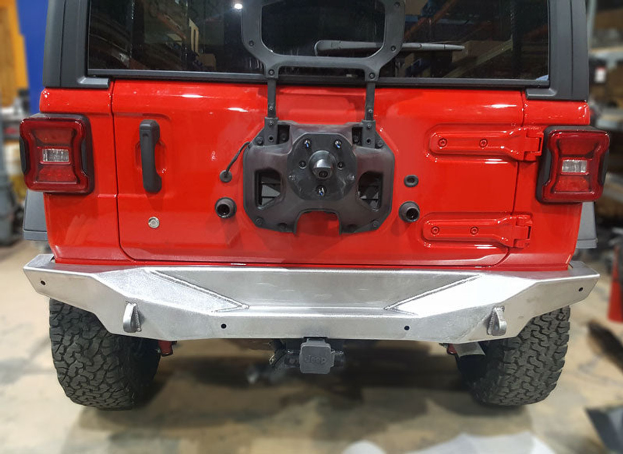Nighthawk Bumper, Rear, Sensor Holes, Bare, Steel | (18-25) Wrangler JL | JL5501