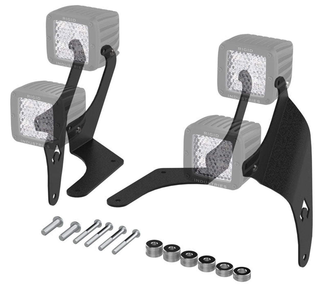 A-pillar Dual LED Cube Light Mount | (18-25) Wrangler JL, (20-25) Gladiator JT, Excludes 392/Mojave | JL5603