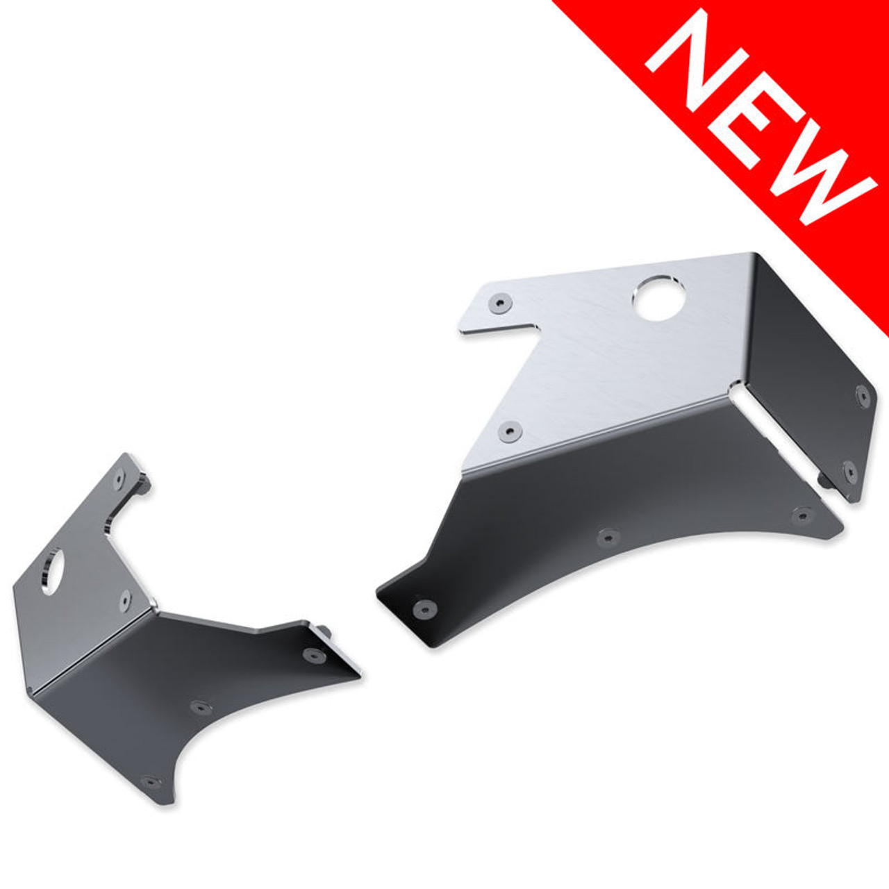Rear Bumper Corner Skid Plates, Aluminum | (20-25) Gladiator JT | JT0011