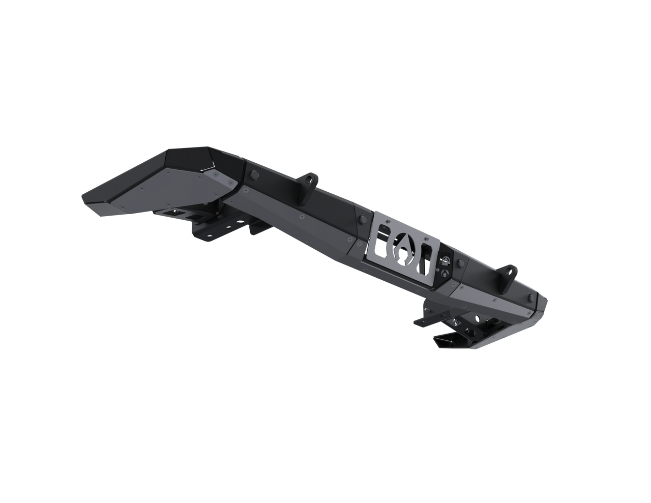 High Clearance Competition  Bumper, Rear, Black, Steel | (20-25) Gladiator JT | JT9018
