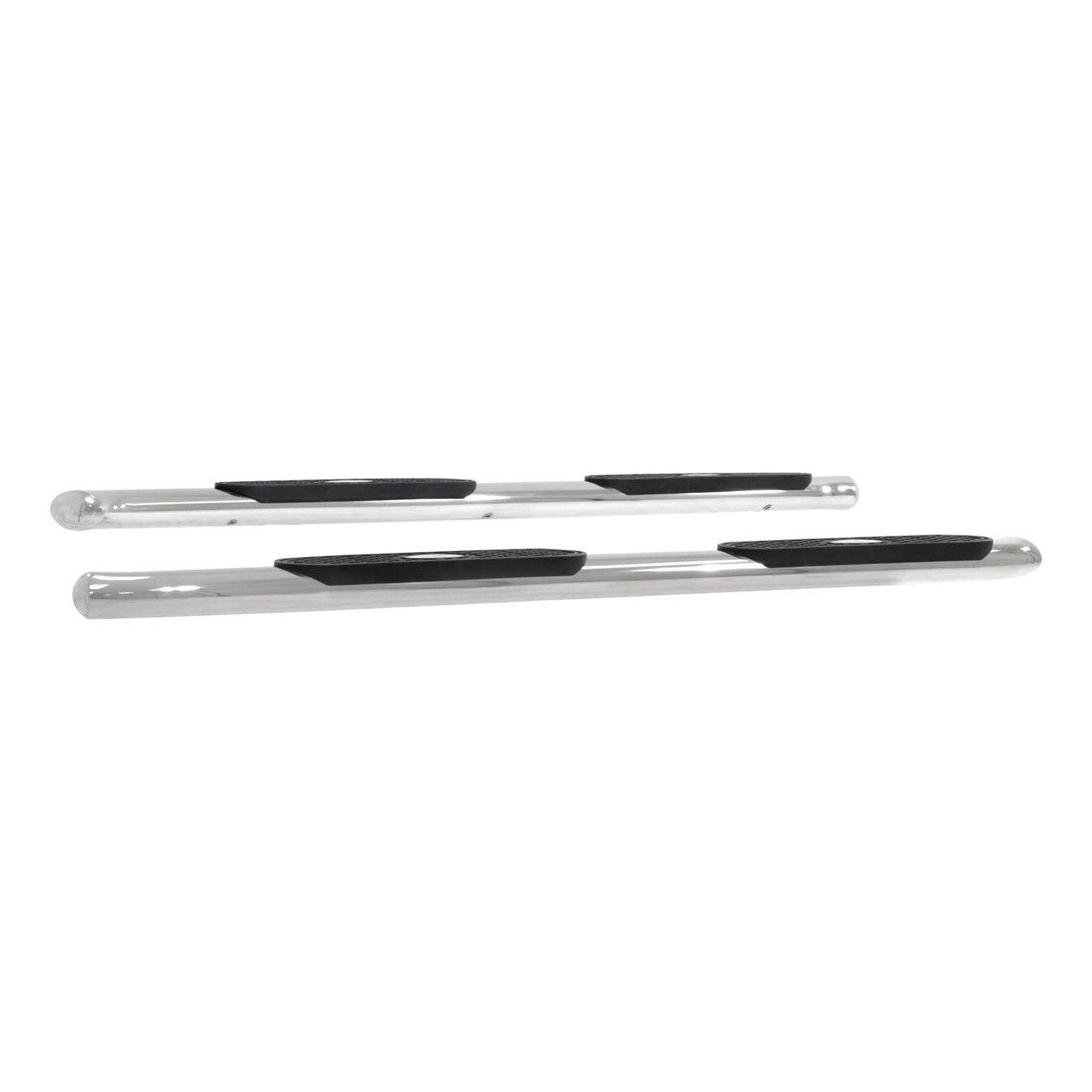 4" Oval Side Steps, Polished Stainless | (07-18) Silverado/Sierra 1500, (07-19) Sierra 2500HD/3500HD, (07-19) Silverado 2500HD, (08-19) Silverado 3500HD, Extended Cab | S224046-2