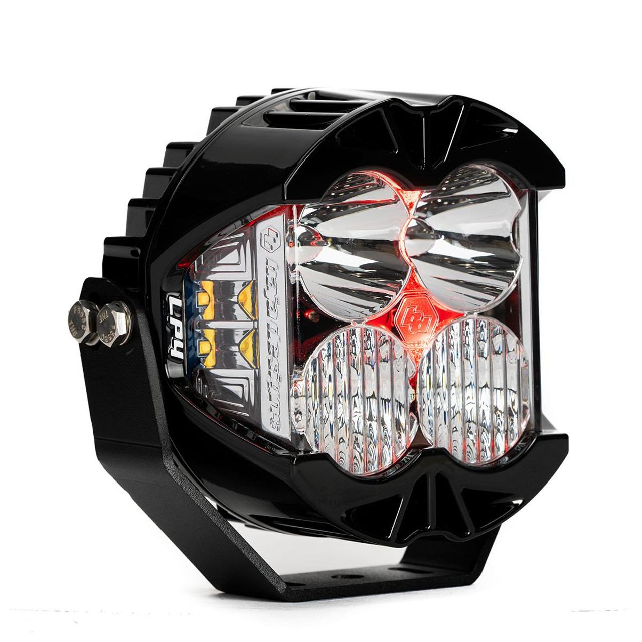 LP4 Pro LED Light Pod, Driving/Cornering, Clear, Red Backlight | Universal  | 290014