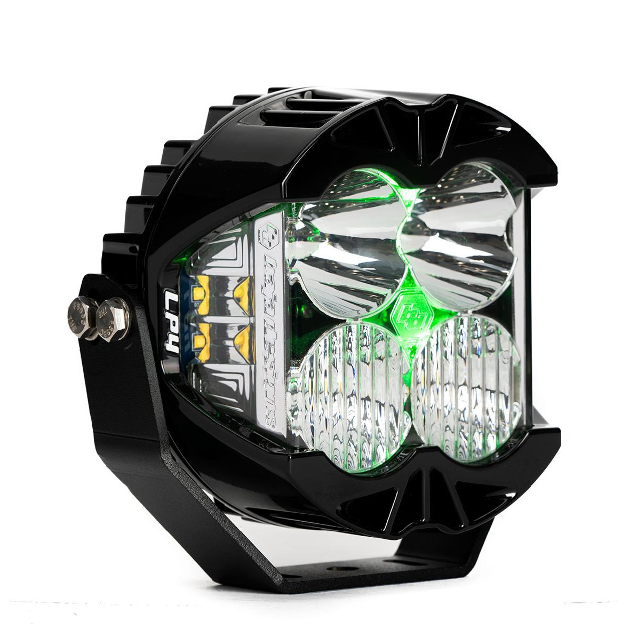 LP4 Pro LED Light Pod, Driving/Cornering, Clear, Green Backlight | Universal  | 290016