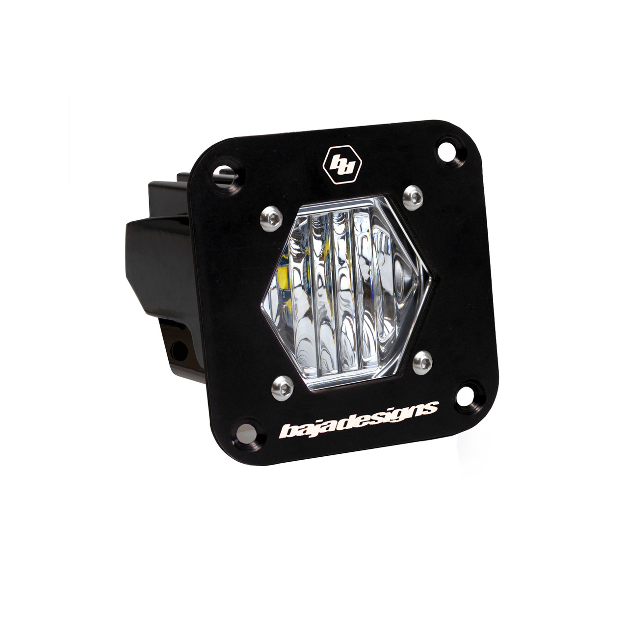 S1 Flush Mounted LED Pod Light, Wide/Cornering, Clear | Universal  | 381005