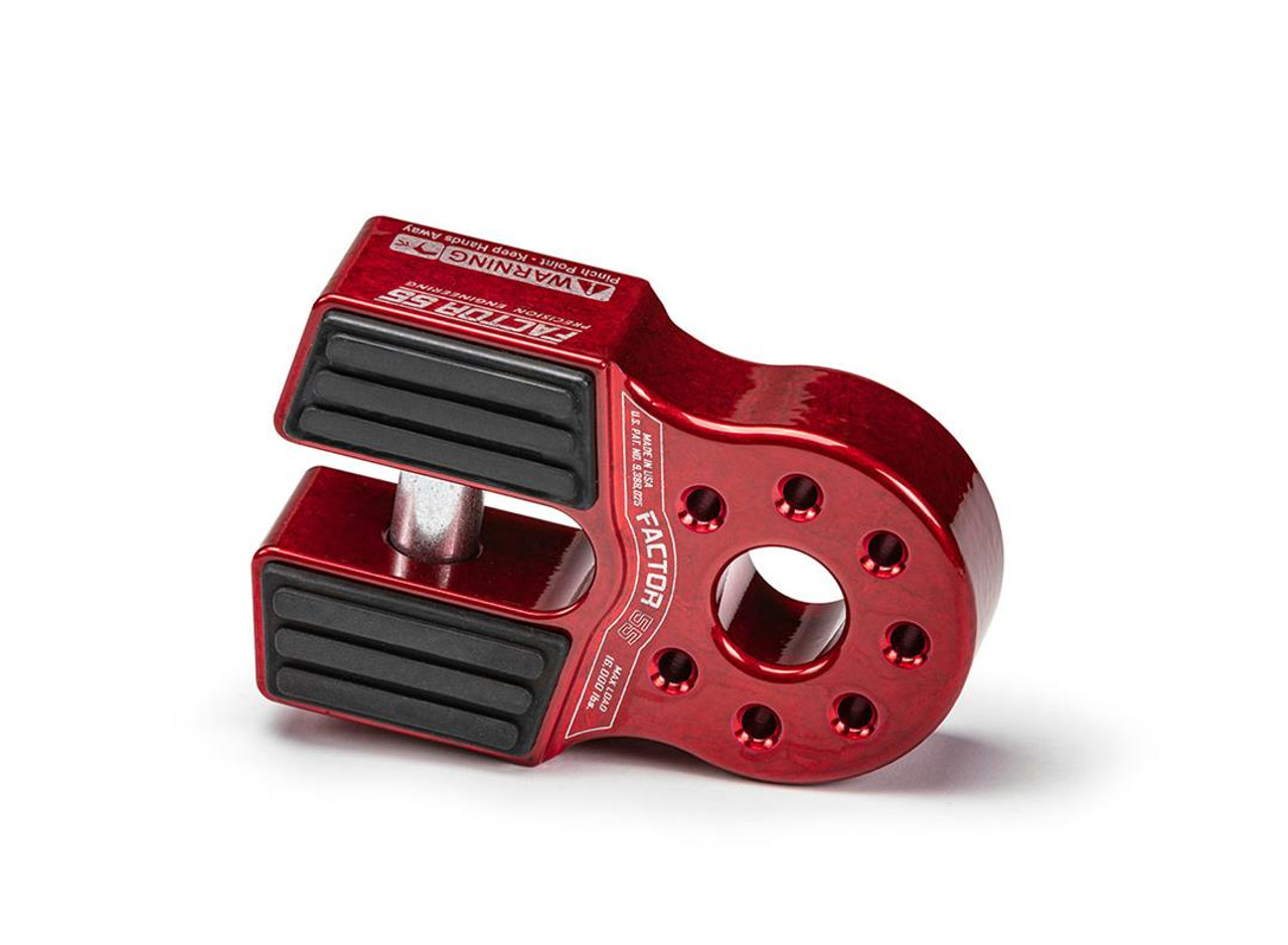 FlatLink Winch Shackle Mount, Red | Universal | 00050-01