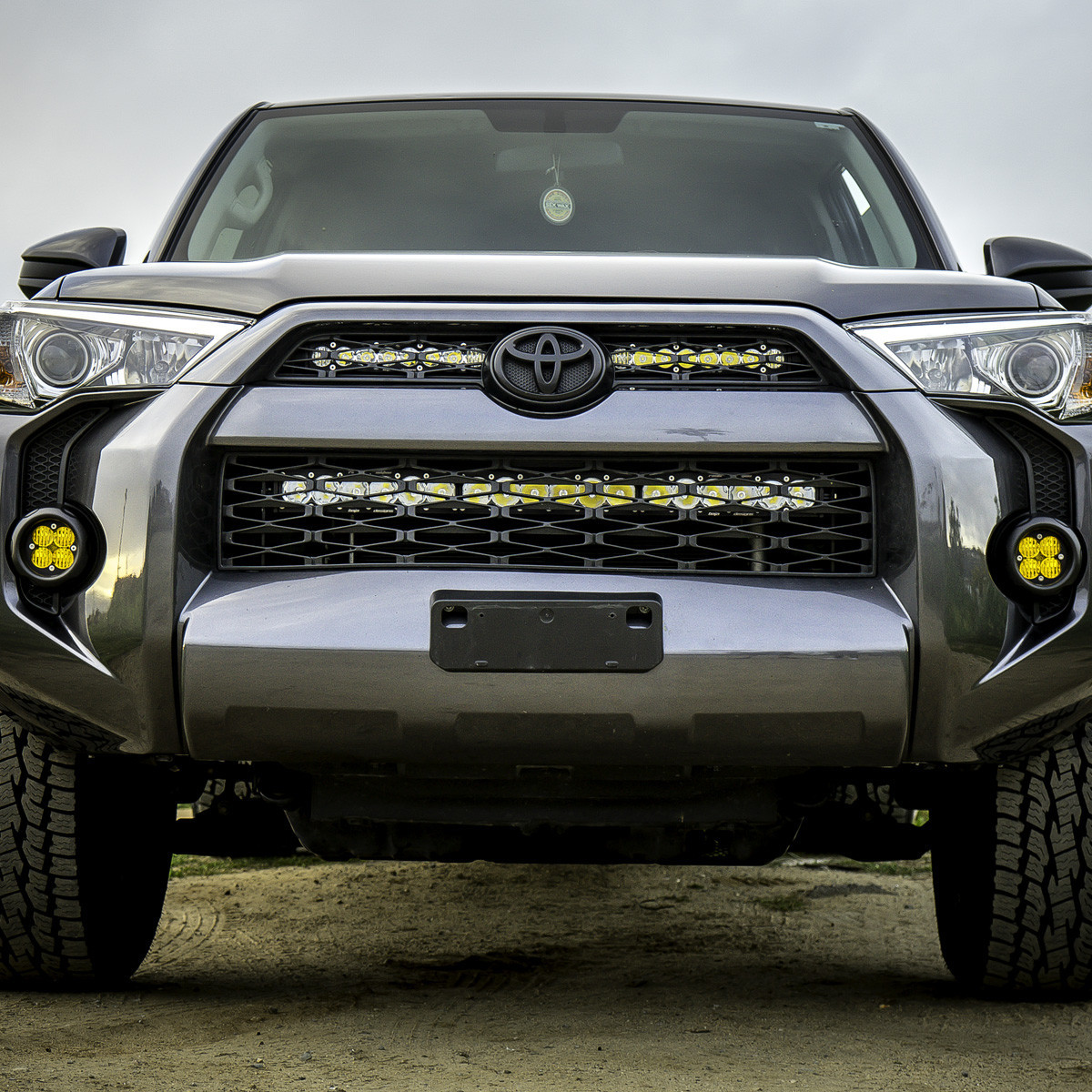 S8 Grille Mount LED Light Kit, Dual 10" LED Light Bar, Spot, Clear | (14-18) 4Runner  | 447509