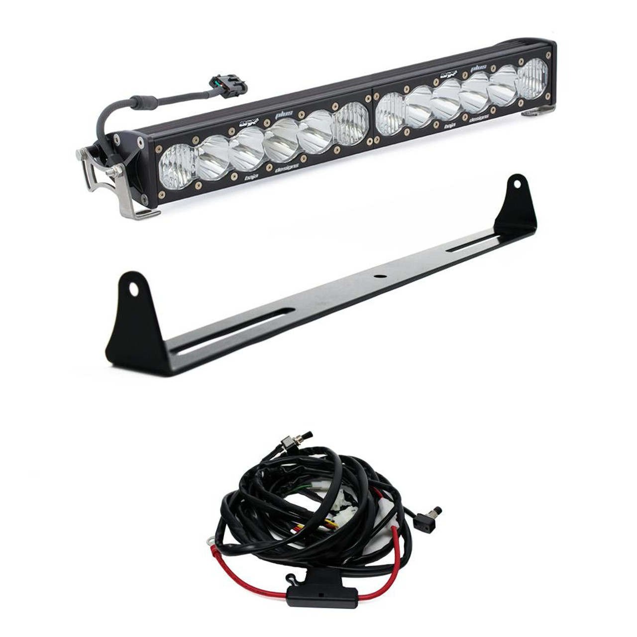 OnX6 Bumper Mount LED Light Bar Kit, 20" LED Light Bar, Driving/Cornering, Clear | (07-13) Silverado/Sierra 1500, (07-13) Silverado/Sierra 2500/3500HD  | 447514