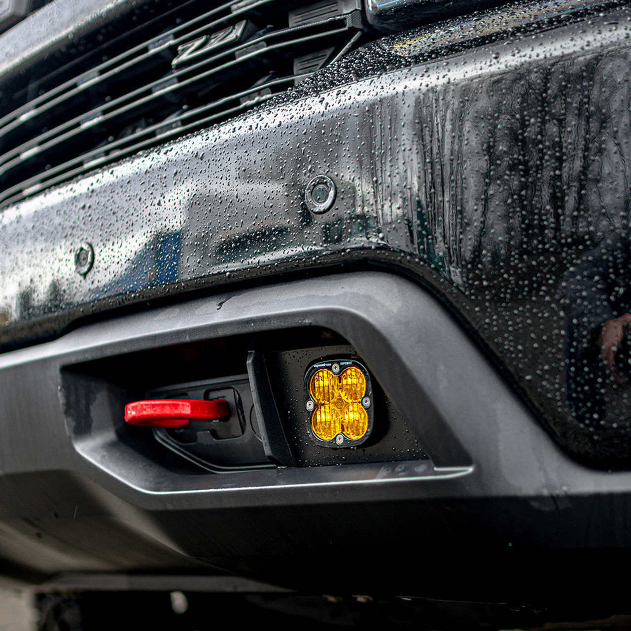 Squadron Sport Fog Pocket LED Light Kit, Wide/Cornering, Amber | (19-22) Silverado 1500, (20-22) Silverado 2500/3500  | 447518