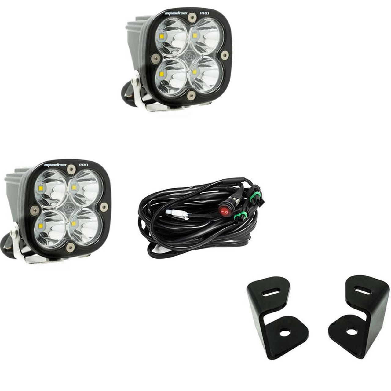 Squadron Pro A-Pillar LED Light Kit, Driving/Cornering, Clear | (09-19) Ram 1500 Classic  | 447522