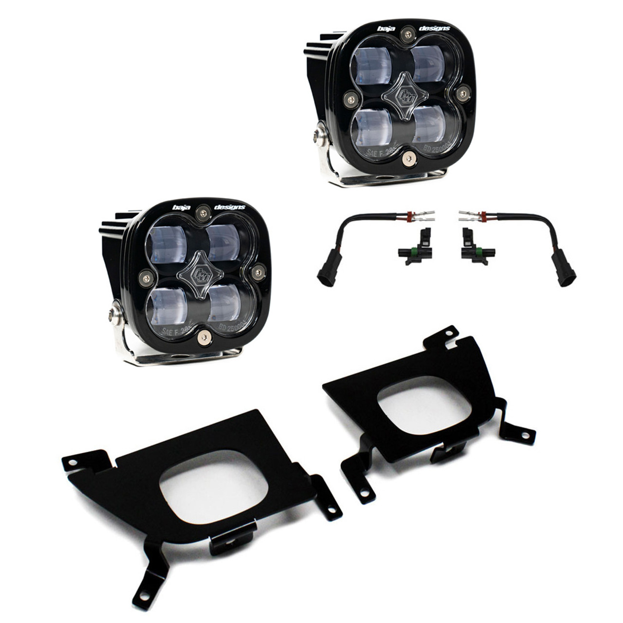 Squadron SAE Fog Pocket LED Light Kit, Fog, Clear | (19-22) Silverado 1500, (20-22) Silverado 2500/3500  | 447528
