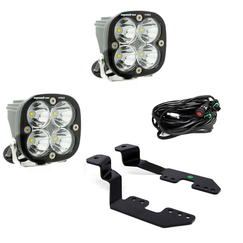 Squadron Pro A-Pillar LED Light Kit, Spot, Clear | (15-19) Colorado/Canyon, (14-18) Silverado/Sierra 1500  | 447604