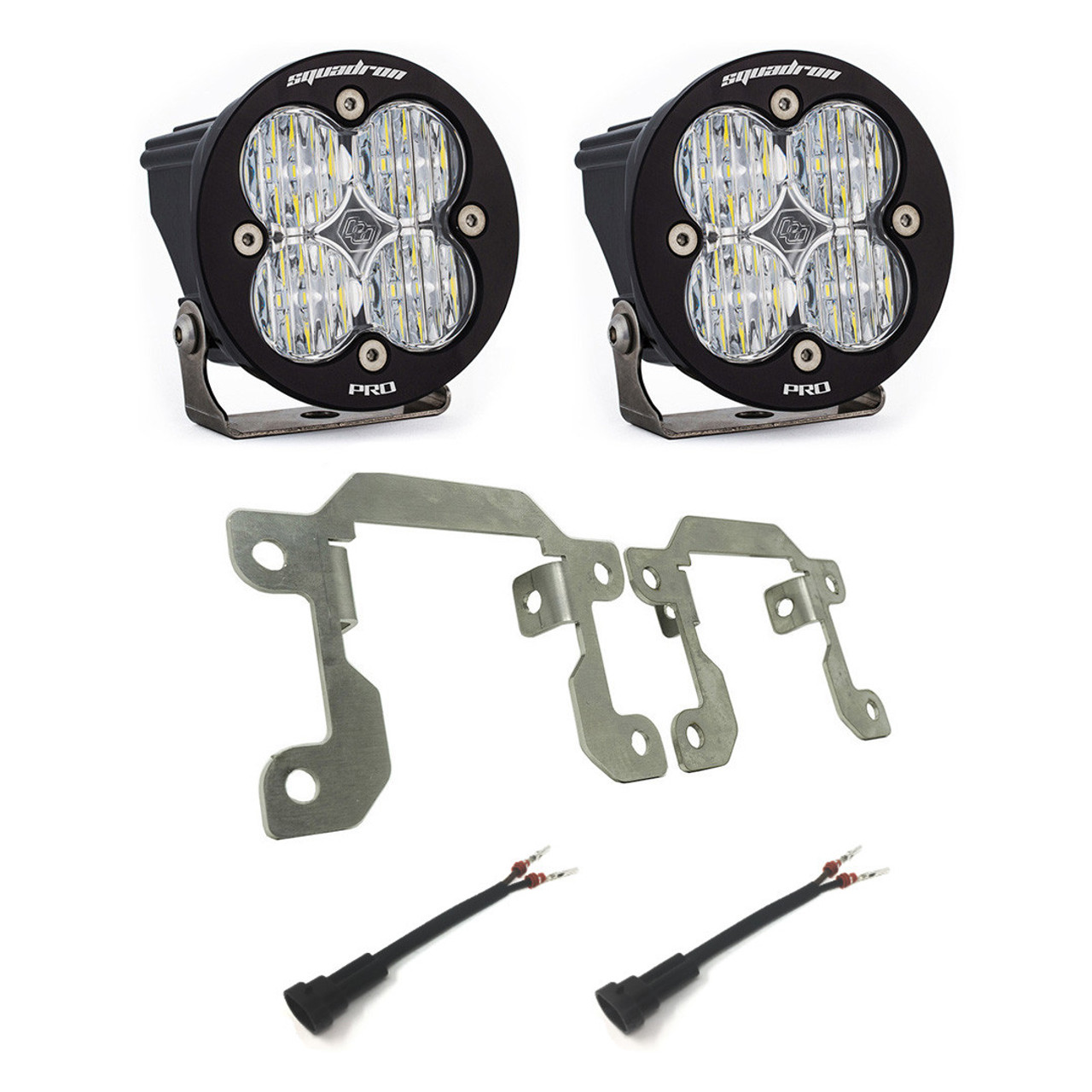 Squadron Pro Fog Pocket LED Light Kit, Wide/Cornering, Clear | (21-24) Bronco, (19-24) Ranger OEM Plastic Bumper | 447608