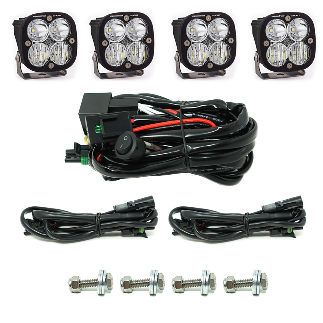 Squadron Sport Grille LED Light Kit, Driving/Cornering, Clear | (19-24) Ranger  | 447609