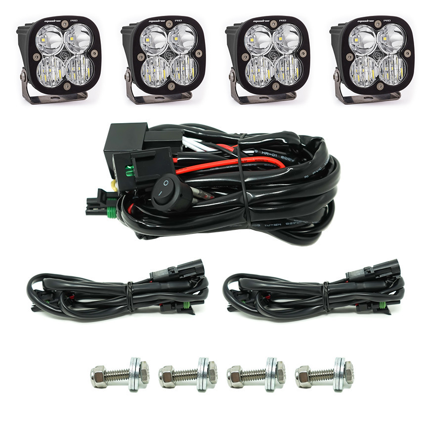 Squadron Pro Grille Mount LED Light Kit, Driving/Cornering, Clear | (19-24) Ranger  | 447610