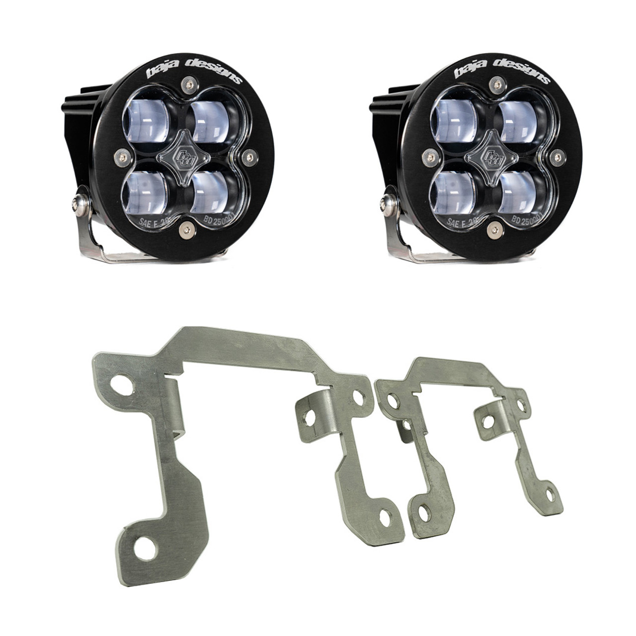Squadron SAE Fog Pocket LED Light Kit, Fog, Clear | (21-24) Bronco, (19-23) Ranger Bronco OEM Plastic Bumper | 447616