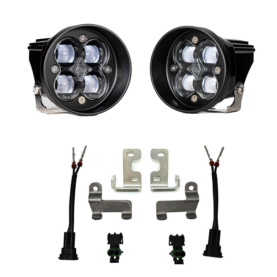 Squadron-R SAE Fog Pocket LED Light Kit, Fog, Clear | (10-24) 4Runner, (12-23) Tacoma, (14-21) Tundra  | 447641