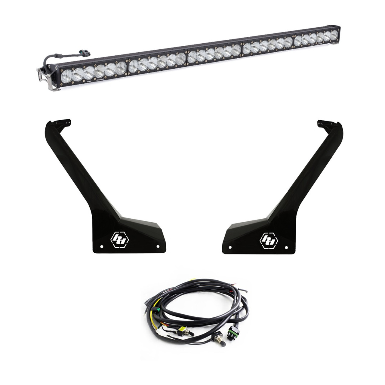 OnX6 Roof Mount LED Light Kit, 50" LED Light Bar, Driving/Cornering, Clear | (18-24) Wrangler JL, (20-24) Gladiator JT Excludes 392, Mojave | 447666