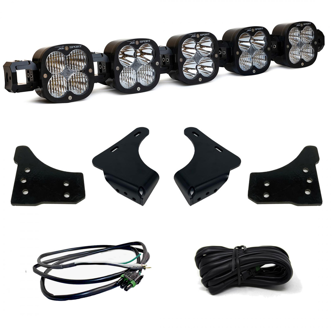 XL Linkable Roof LED Light Kit, Multi-Pattern, Clear, Upfitter Harness | (21-22) F-150  | 447691UP