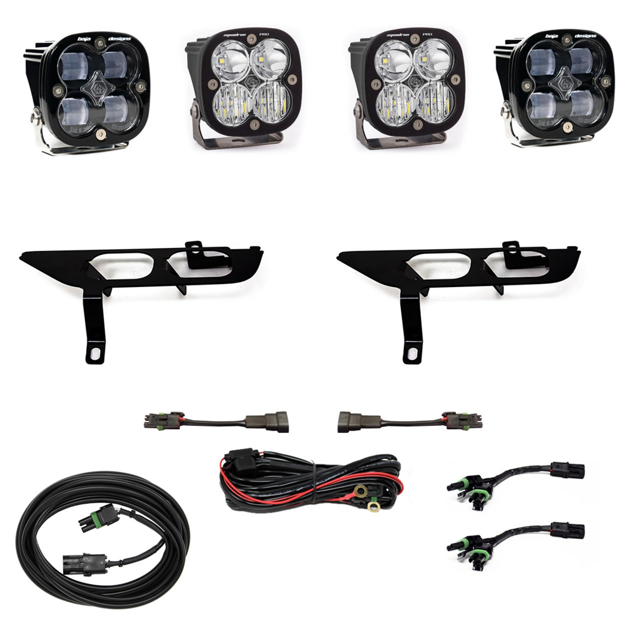Squadron Sport SAE Fog Pocket LED Light Kit, Fog, Clear | (21-23) F-150 Without Daytime Running Lights | 447697