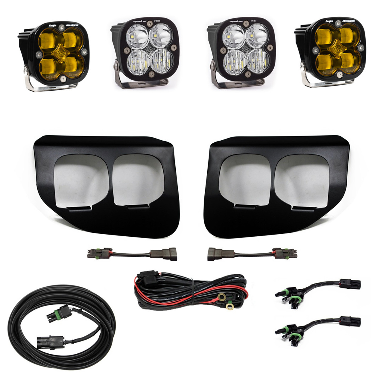 Squadron Pro SAE Fog Pocket LED Light Kit, Fog, Amber | (20-22) Super Duty F-250/F-350  | 447737