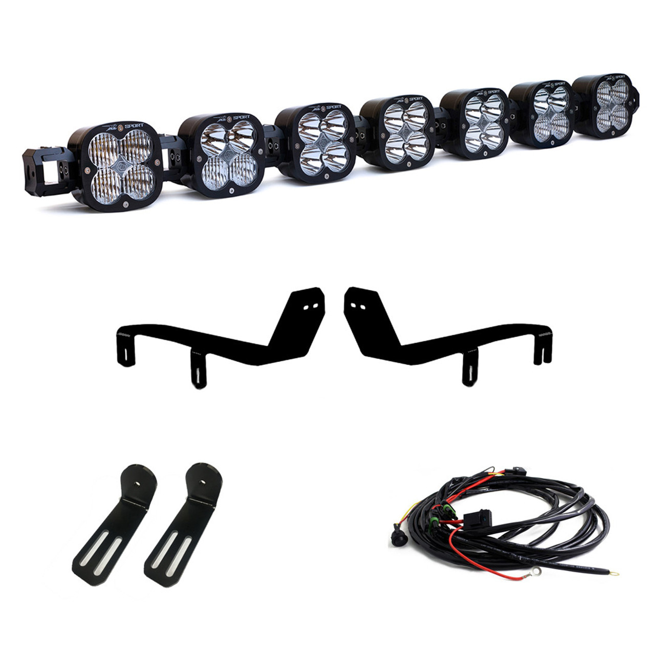 XL Linkable Roof LED Light Kit, 7 Lights, Multi-Pattern, Clear | (17-19) Super Duty F-250/F-350  | 447744