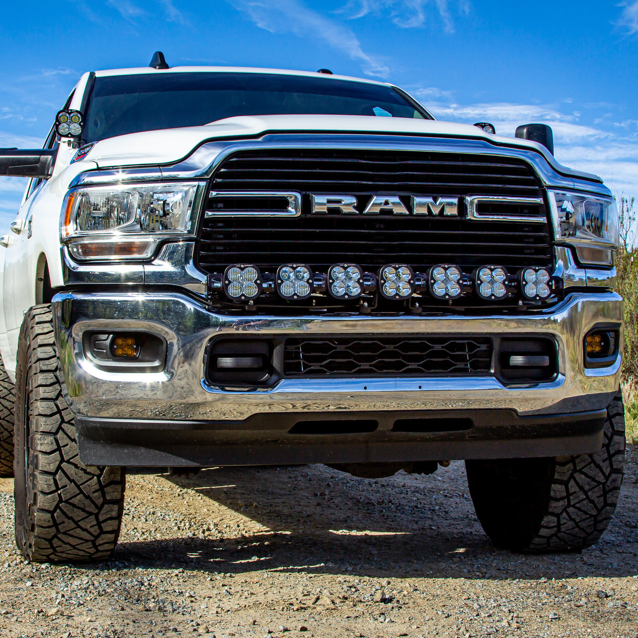 XL Linkable Roof LED Light Kit, 7 Lights, Multi-Pattern, Clear | (19-24) Ram 2500/3500  | 447749