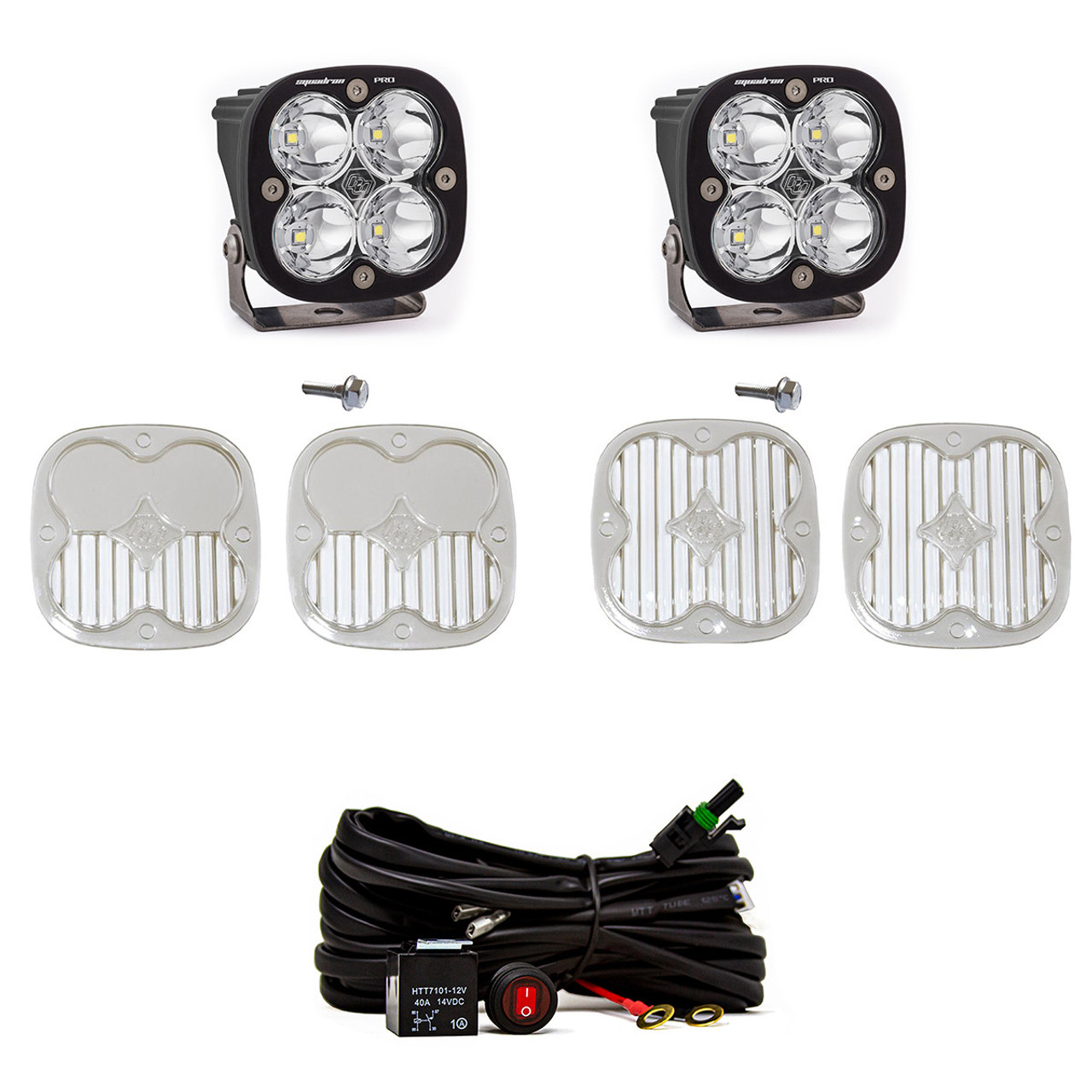 Squadron Pro A-Pillar LED Light Kit, Spot, Clear | (21-24) Bronco, (22-24) Bronco Raptor  | 447754