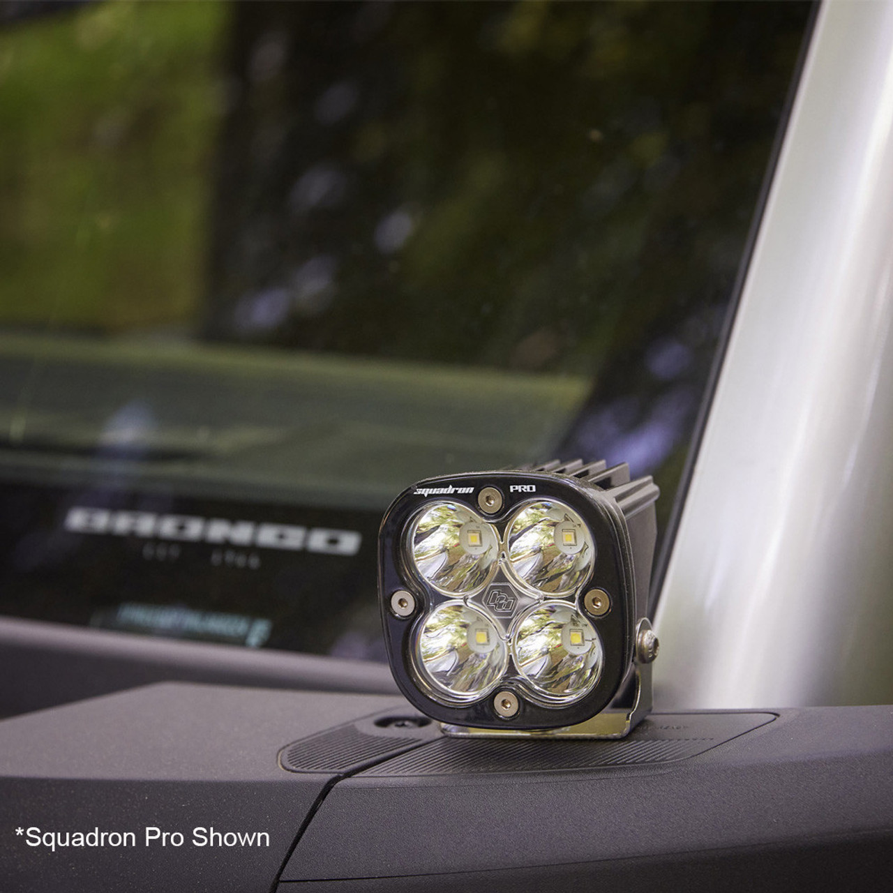Squadron Sport A-Pillar LED Light Kit, Spot, Clear, Upfitter Harness | (21-24) Bronco, (22-24) Bronco Raptor  | 447755UP