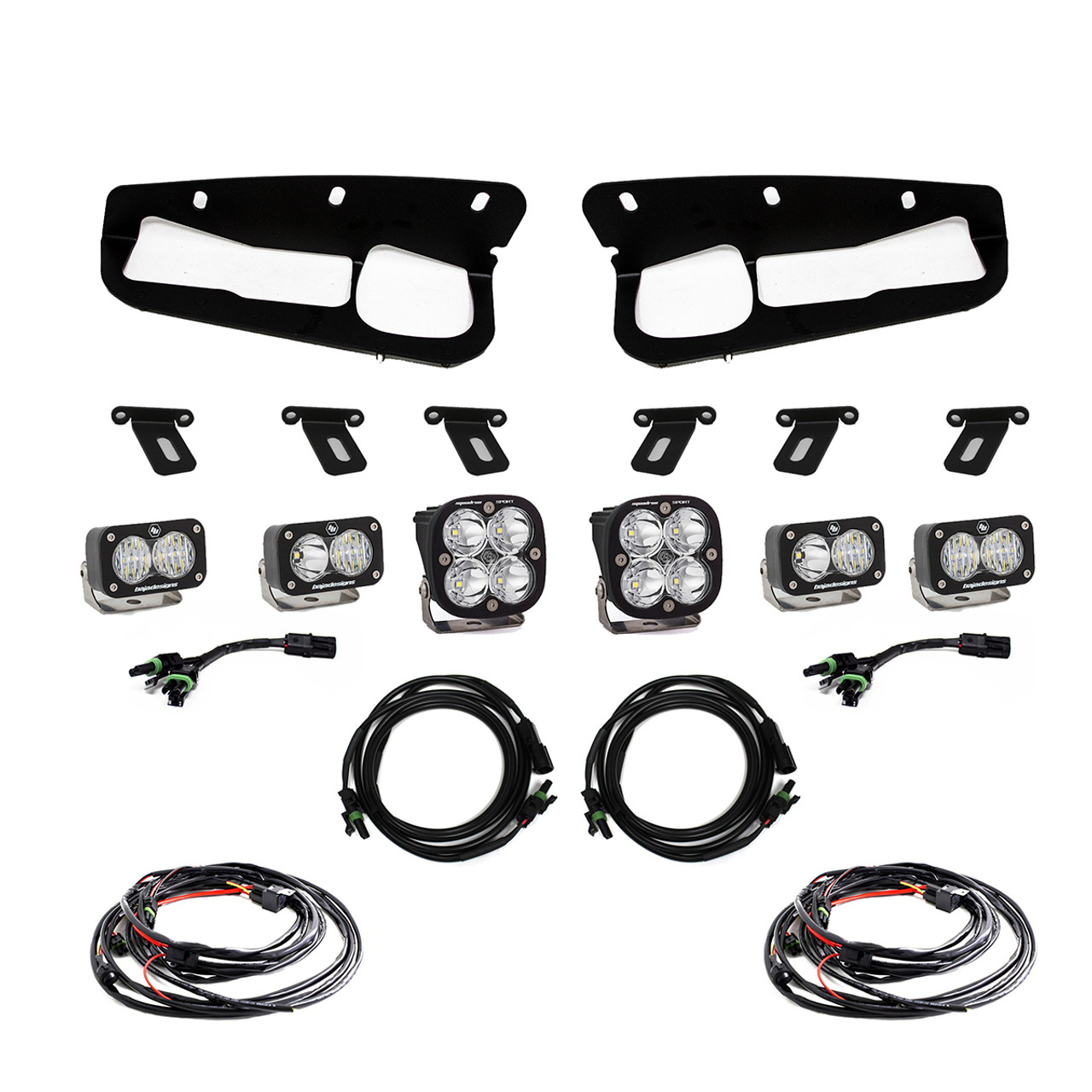 Squadron Sport/S2 Fog Pocket LED Light Kit, Multi-Pattern, Clear | (21-24) Bronco, (22-24) Bronco Raptor  | 447760