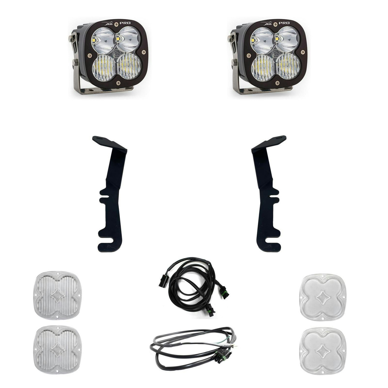 XL Pro A-Pillar LED Light Kit, Driving/Cornering, Clear | (19-24) Ram 1500 Rebel, (21-24) Ram 1500 TRX  | 447773