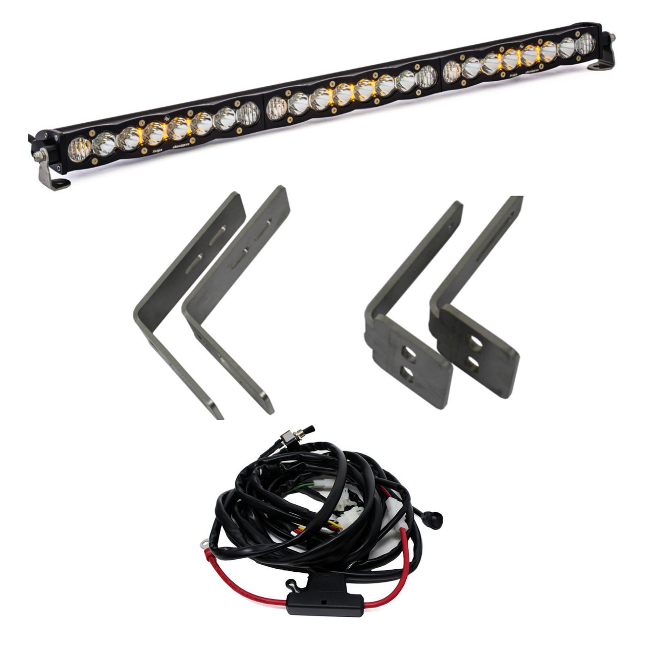 S8 Grille Mount LED Light Kit, 30" LED Light Bar, Driving/Cornering, Clear | (11-16) Super Duty F-250/F-350  | 447792