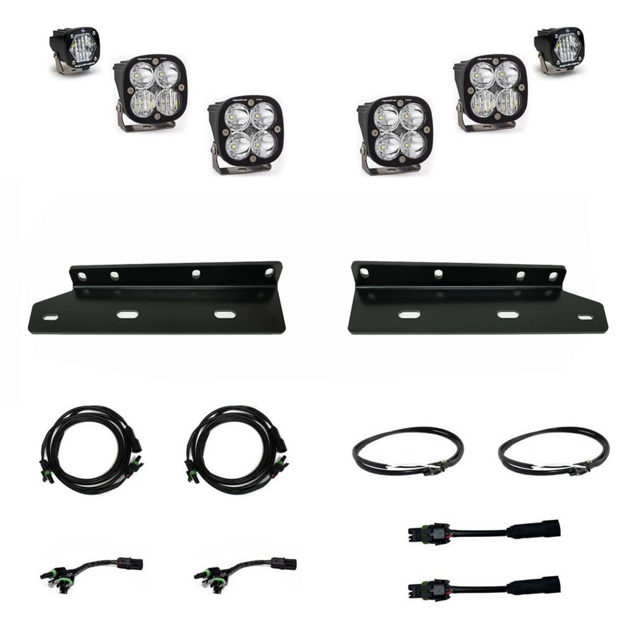 Squadron Pro/S1 Fog Pocket LED Light Kit, Multi-Pattern, Clear | (21-23) F-150 Raptor  | 448056