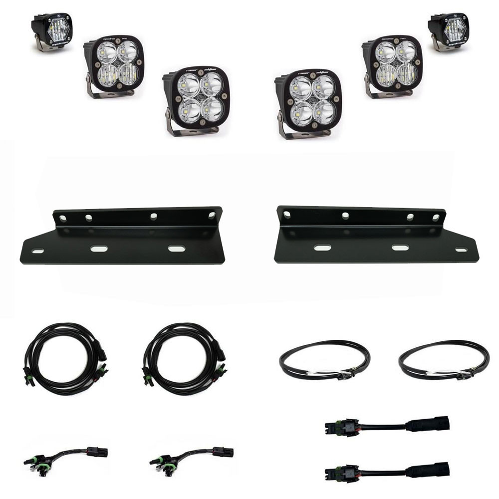 Squadron Unlimited/S1 Fog Pocket LED Light Kit, Multi-Pattern, Clear | (21-23) F-150 Raptor  | 448057