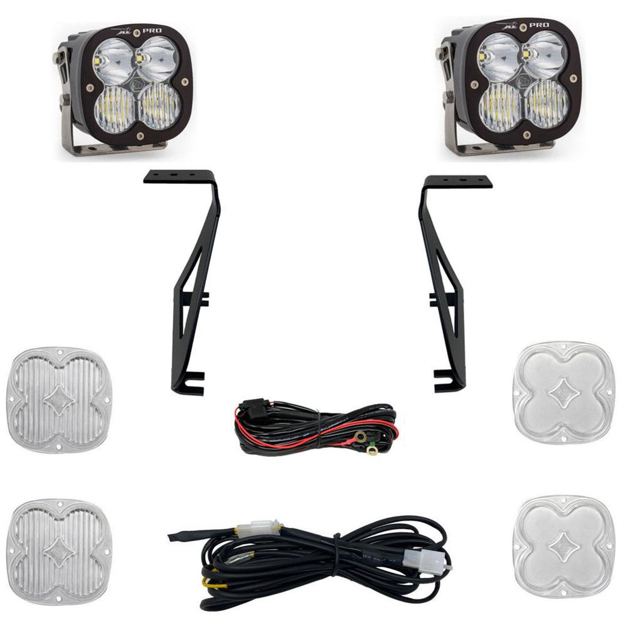 XL Pro A-Pillar LED Light Kit, Driving/Cornering, Clear | (21-24) F-150 Raptor  | 448059
