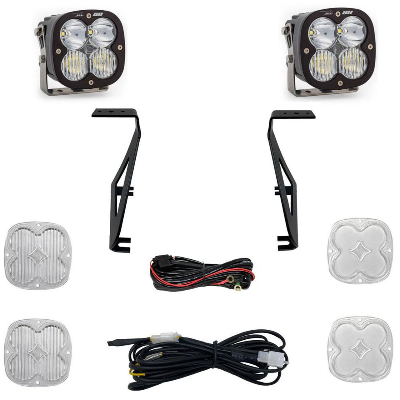 XL80 A-Pillar LED Light Kit, Driving/Cornering, Clear | (21-24) F-150 Raptor  | 448060