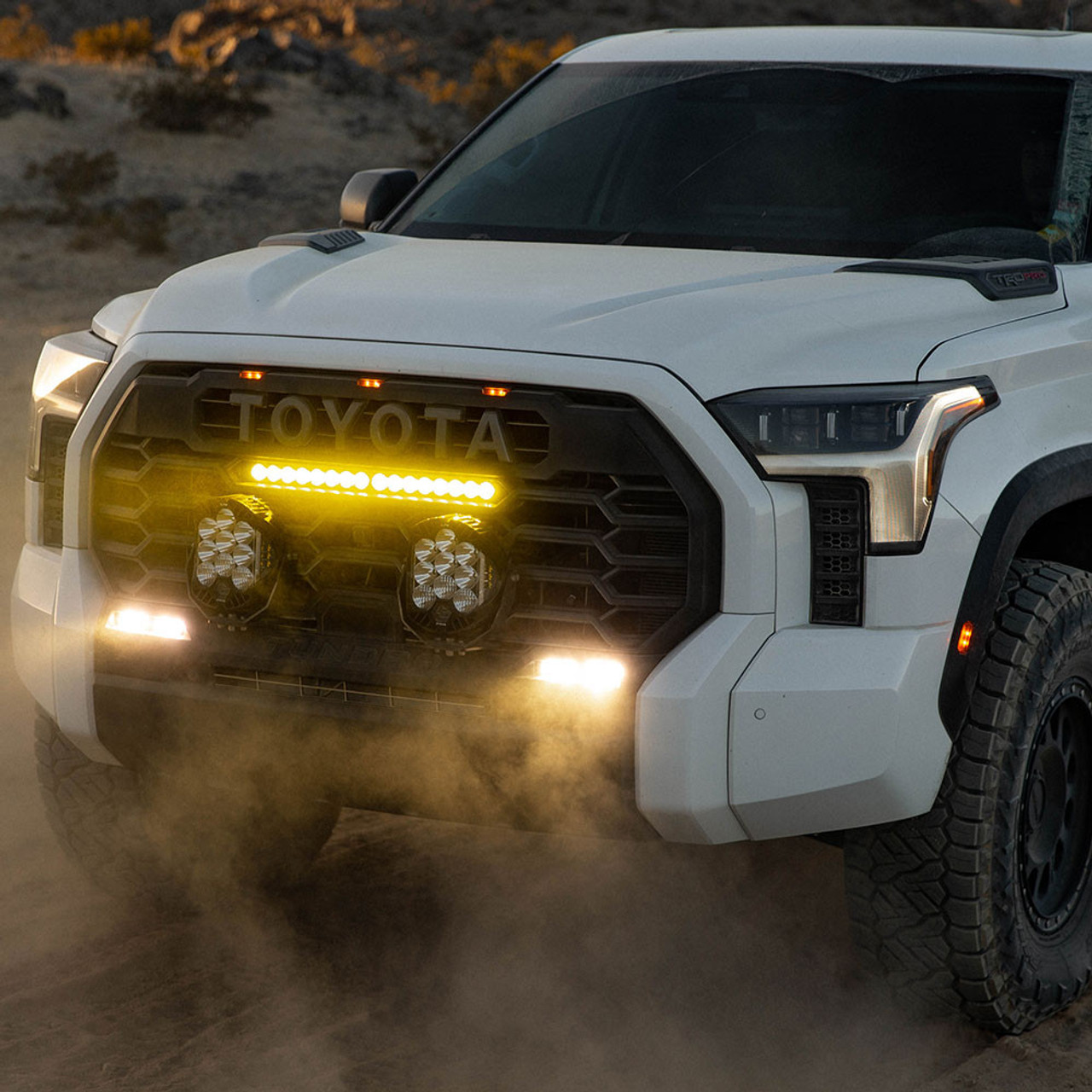S8 Grille Mount LED Light Kit, 20" LED Light Bar, Amber | (22-24) Tundra TRD Pro | 448124