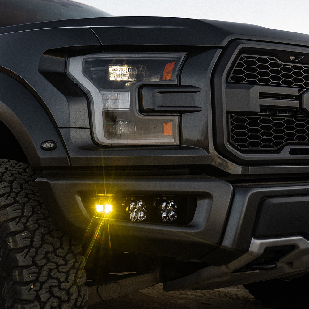 Squadron/S2 SAE Sportsman Fog Pocket LED Light Kit, Clear | (17-20) F-150 Raptor  | 448172