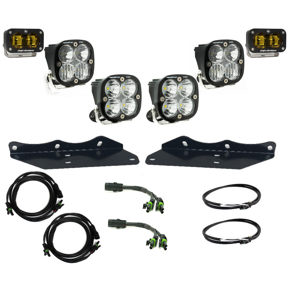 Squadron/S2 SAE Pro Fog Pocket LED Light Kit, Amber | (17-20) F-150 Raptor  | 448177