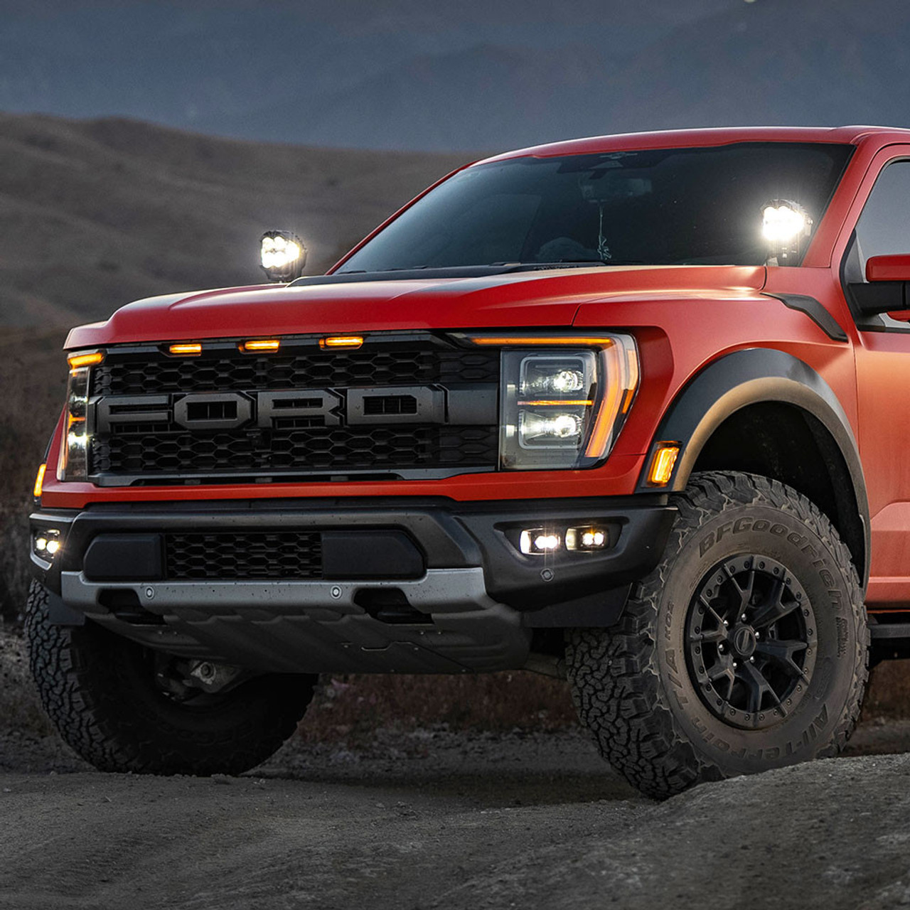 S2 SAE/S2 Sport Fog Pocket LED Light Kit, Amber | (21-24) F-150 Raptor, (22-24) Bronco, (24-25) F-150 Raptor 37/R  | 448181