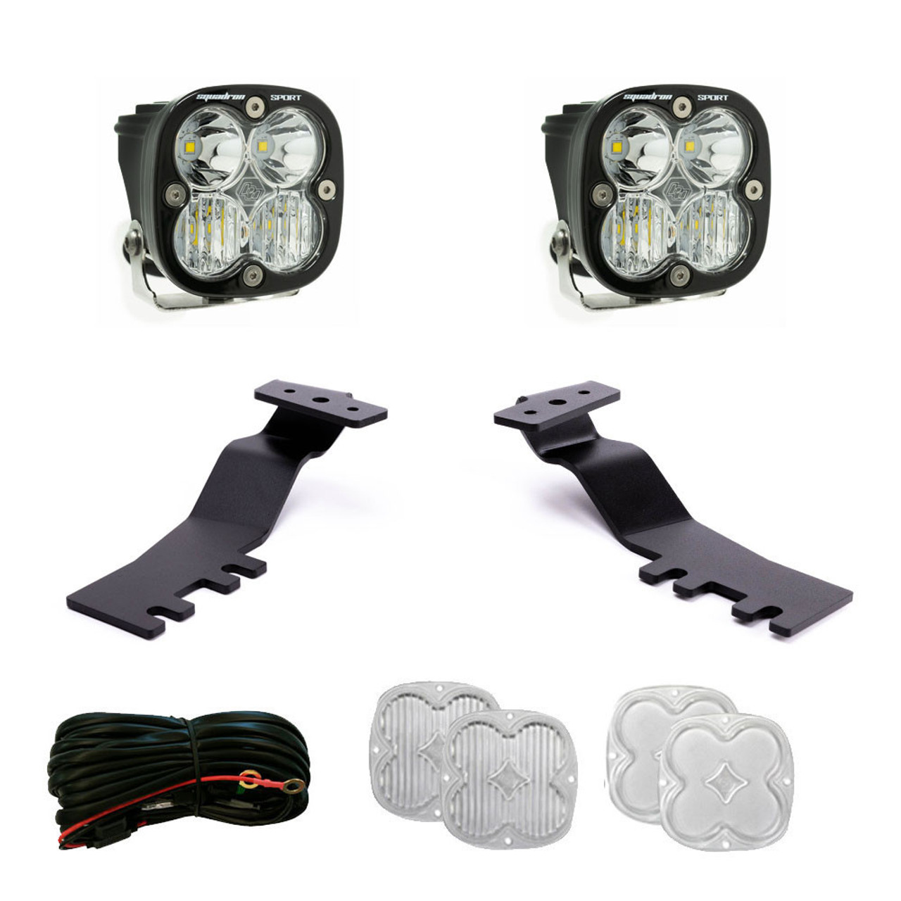 Squadron Sport A-Pillar LED Light Kit, Driving/Combo, Clear | (24-25) Tacoma  | 448242