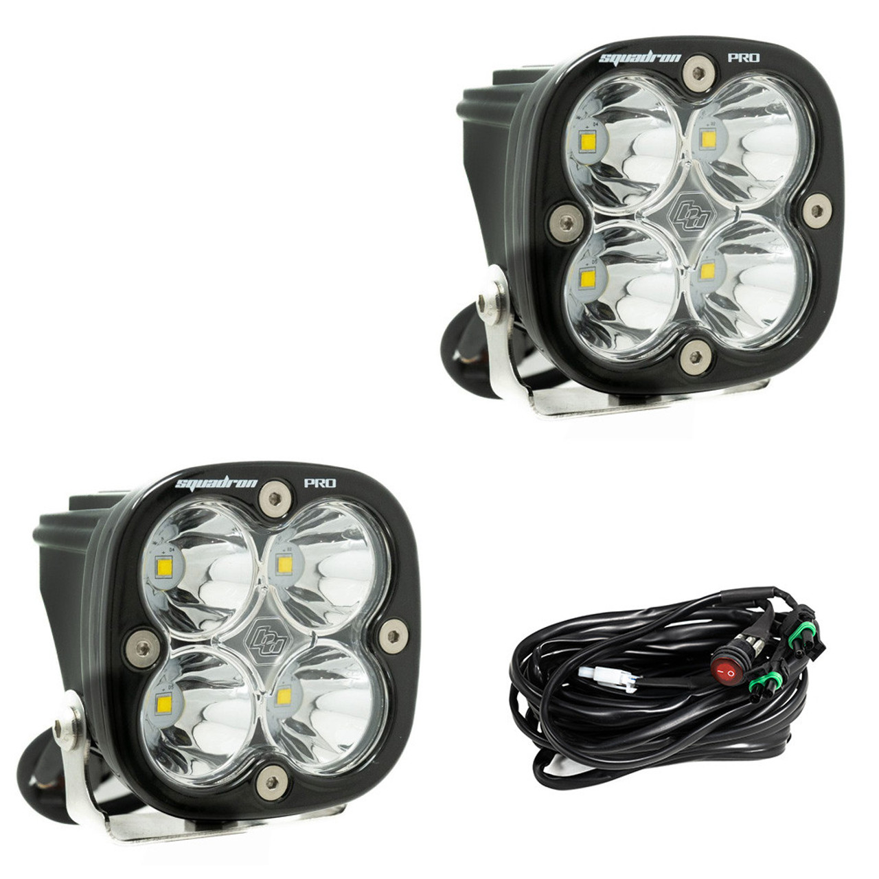 Squadron Pro LED Pod Light, Pair, Spot, Clear | Universal  | 497801