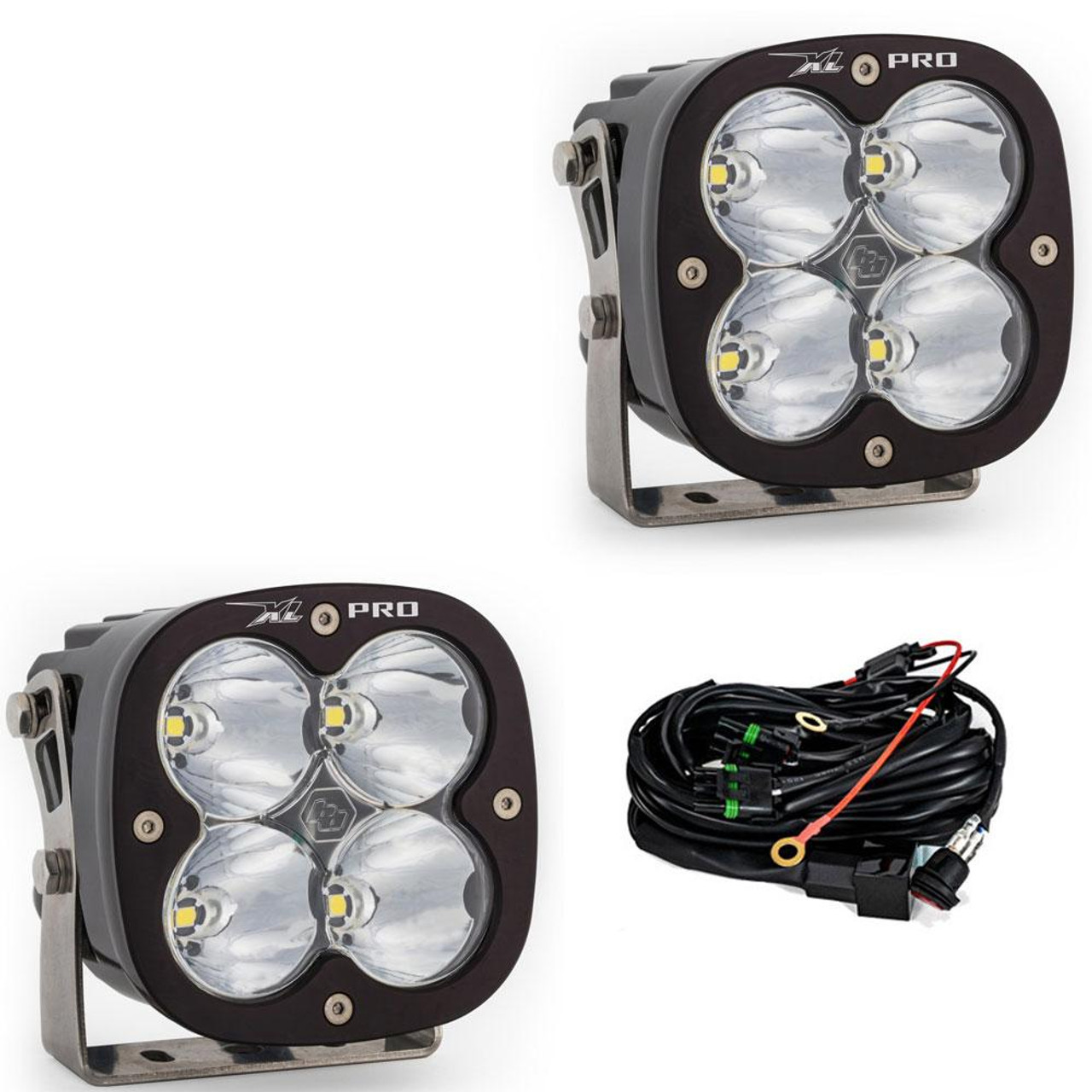 XL Pro LED Pod Light, Pair, Spot, Clear | Universal  | 507801