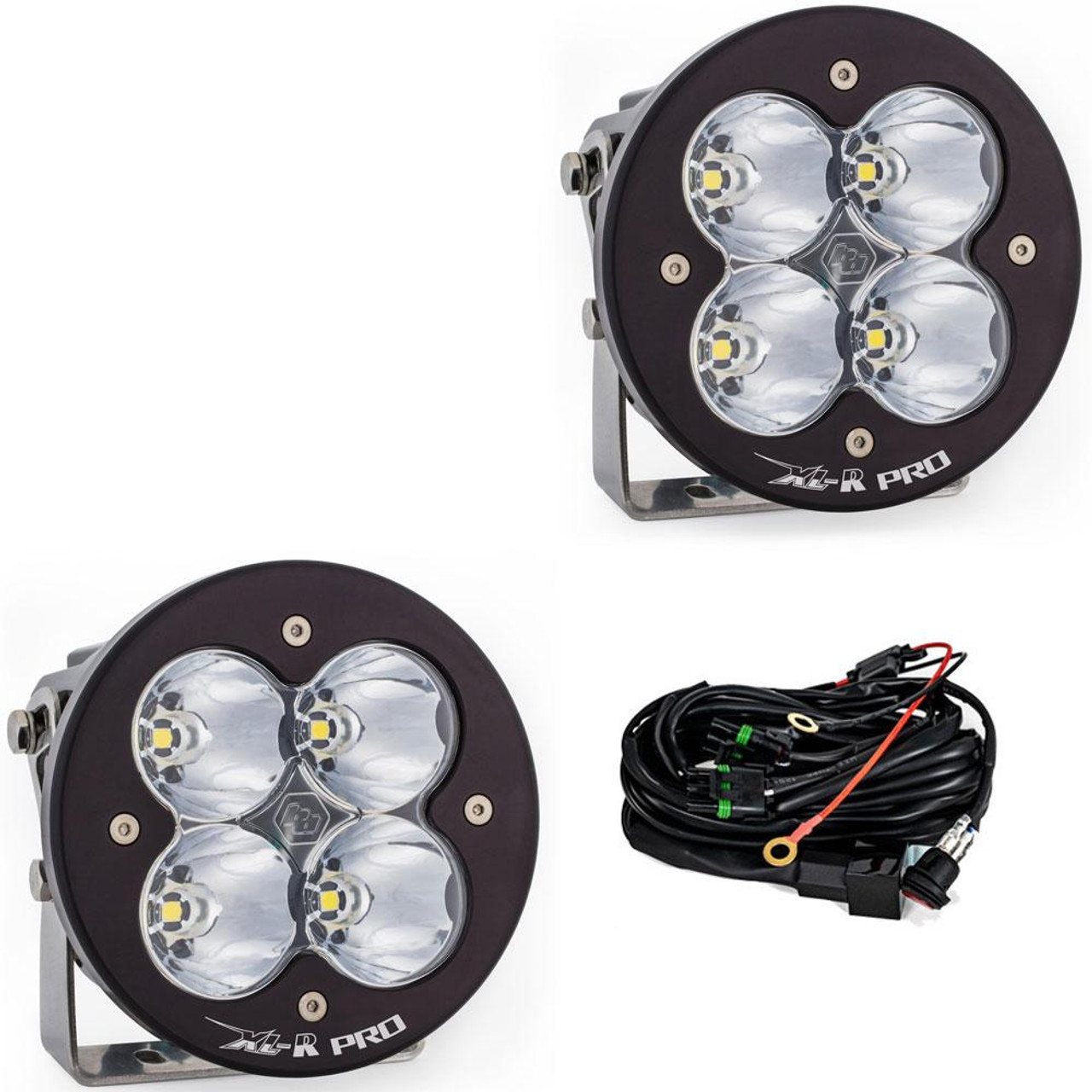 XL-R Pro LED Pod Light, Pair, Spot, Clear | Universal  | 537801